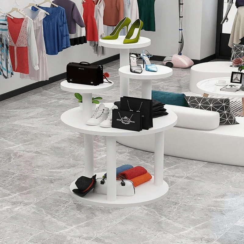 Custom, Best Verkopende Kledingwinkel Meubelrek Midden Eiland Doek Display Rack