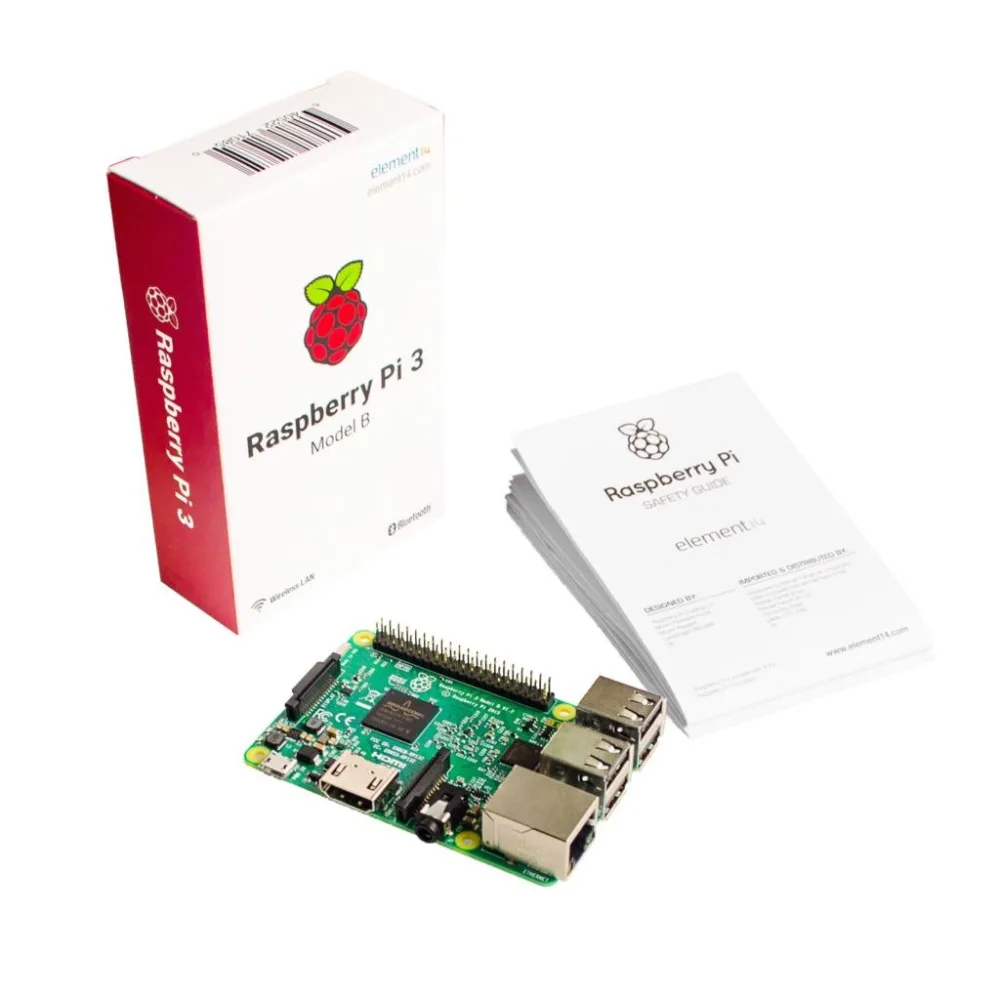 EI4 New Original Raspberry Pi 3 Model B Board Upgraded Third-generation 1GB LPDDR2 BCM2837 Quad-Core Ras PI3 B PI 3B