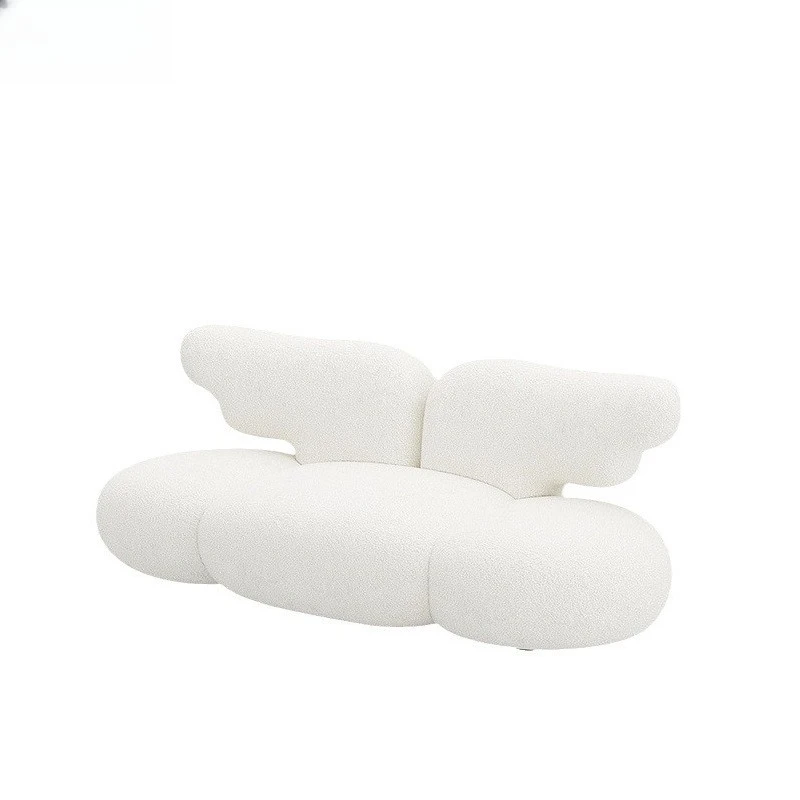 

Small apartment fabric sofa Internet celebrity lounge area, bedroom sofa