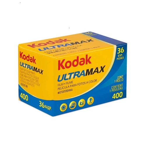 Imagen 2 del producto KODAK-UltraMax 400 Película de impresión en color, 36 exposiciones por rollo, apta para cámara M35, M38, H35 (Fecha de valiento: 01/2025)