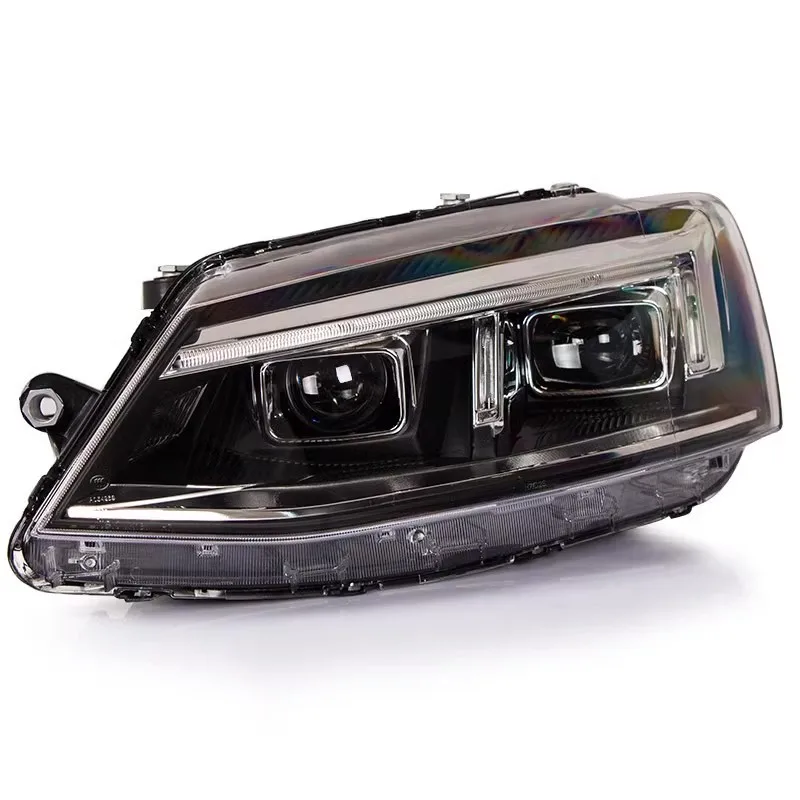 مناسبة لـ 12-18 مجموعة المصابيح الأمامية Suiteng الجديدة المعدلة أودي R8 ضوء النهار الجري عدسة مزدوجة led مصباح زينون