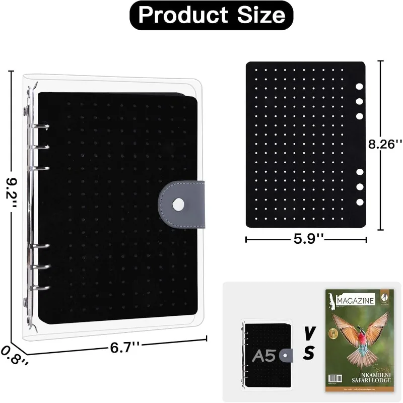 Pin Badge Display Book Enamel Pin Display Pages for Store 350+ Pins Waterproof Brooch Collection Storage Holder