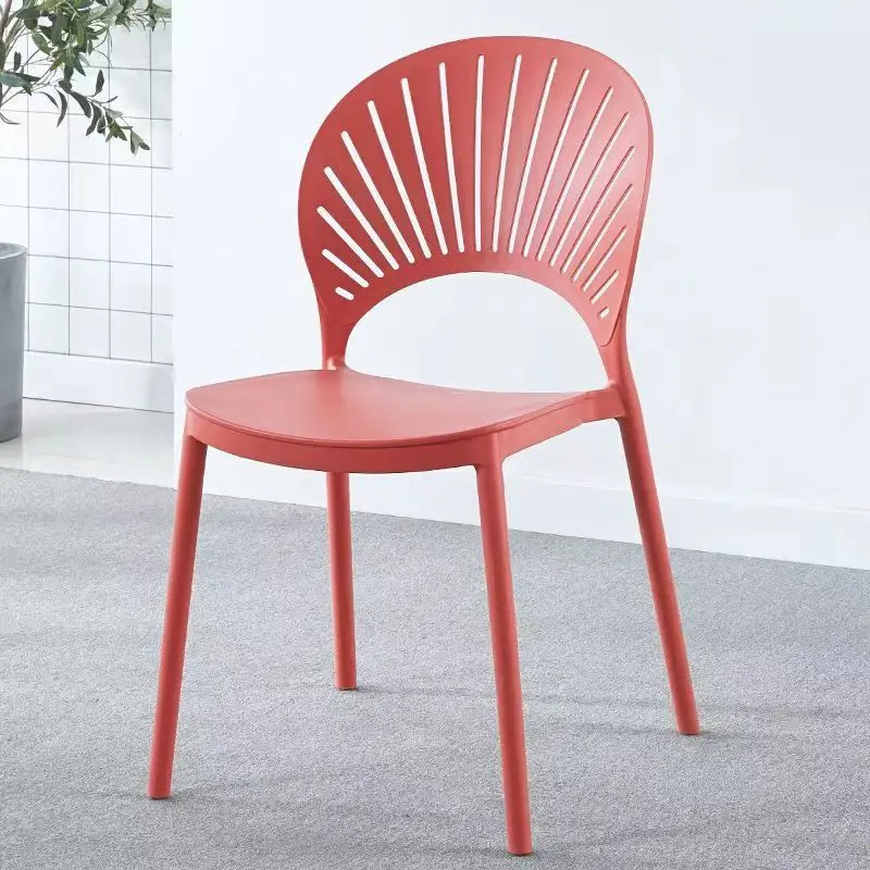 2024 New Dining High Kitchen Chair PlasticDining Chair Simple Table Chairs