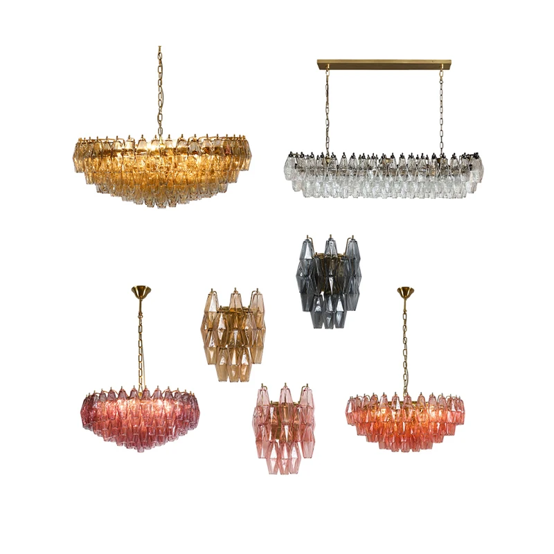 

Home Deco Colorful Glass Art LED 2025 Chandelier Lighting Hanging Lamp Lustre Suspension Luminaire Lampen For Foyer Dinning Room