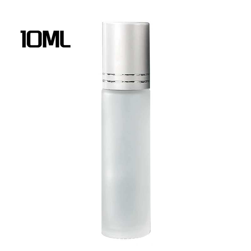 AB15-10Pcs Roll-On ขวดขนาดเล็กบรรจุเครื่องสําอางขวดน้ําหอมคอนเทนเนอร์ของเหลว Roll-On ขวดสําหรับเดินทาง