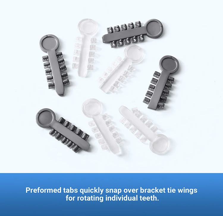 20 sticks AZDENT Dental Kieferorthopädische Rotation Keile Verbrauchsmaterialien Ligatur Rotary Torsion Pad Für Archwire Hosenträger Behandlung – Detail 9