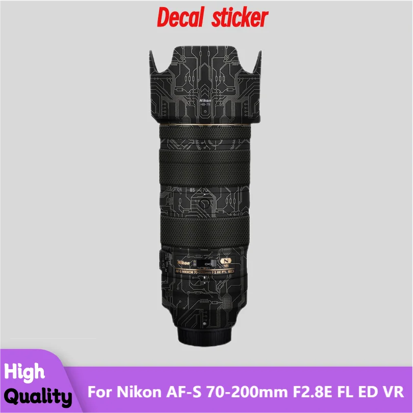 

Lens Skin For Nikon AF-S 70-200mm F2.8E FL ED VR Decal Sticker Protective Film Anti-Scratch Protector Coat F2.8E F2.8E\70200