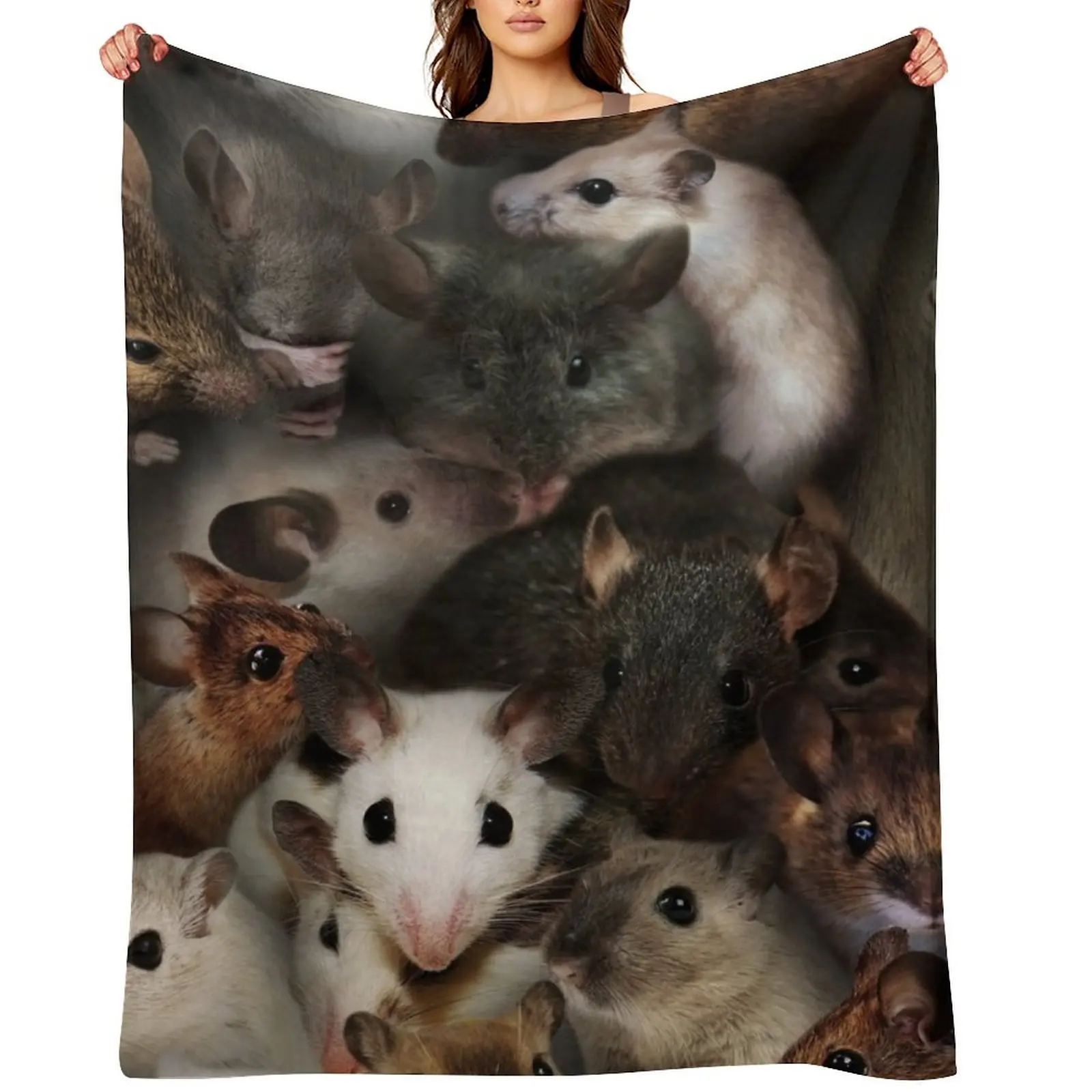 

Mice Throw Blanket Flannels Thin Sofa Sofa Throw Blankets