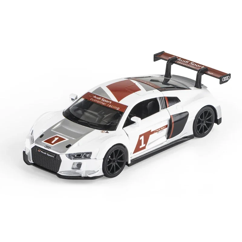 1:32 R8 LMS スポーツカーシミュレーションおもちゃの車モデル合金プルバック子供のおもちゃ本物のライセンスコレクションギフトオフロード車