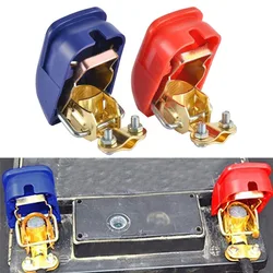 Universal 2Pcs/Pair 12V Quick Release Battery Terminals Clamps for Car Caravan Boat Motorcycle Car-styling Car Accessories