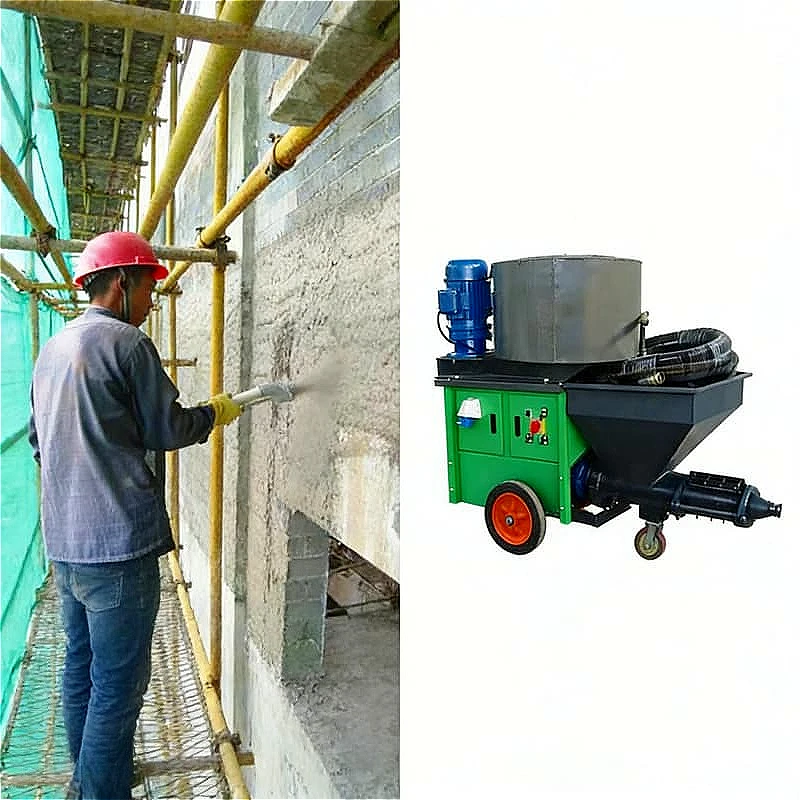 

High Performance Wall Plastering Pump Mortar Cement Spray Machine for Building Renovation and Construction Work Customized Sale