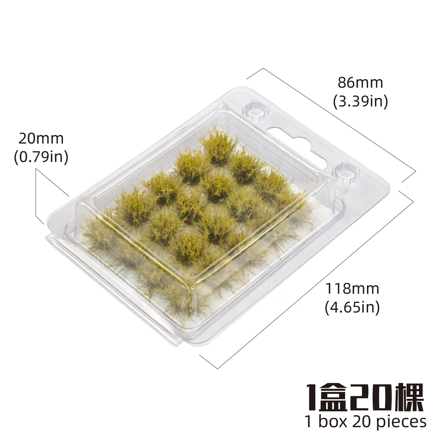 Picture 4: 13-15mm Tribulus Terrestris Static Wild Grass Cluster for Sandtable Landscape/Railway Train Layout/Garden Decoration/Diorama