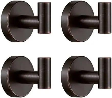 

Набор из 4 бронзовых крючков для полотенец BigBig Home – настенные крючки для халатов в деревенском стиле, отделка под состаренную бронзу