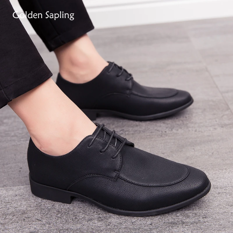 

Golden Sapling Men's Formal Shoes Fashion Dress Flats Casual Business Loafers Leisure Office Derby Shoe Comfortable Derby Loafer