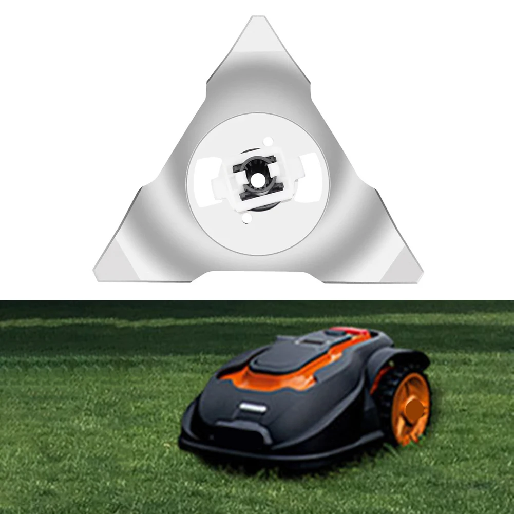 

2Pcs FOR RS RC Mowing Robots Blades Stainless Steel Lawn Mower Blades High Performance Garden Power-Tool Replacement Parts