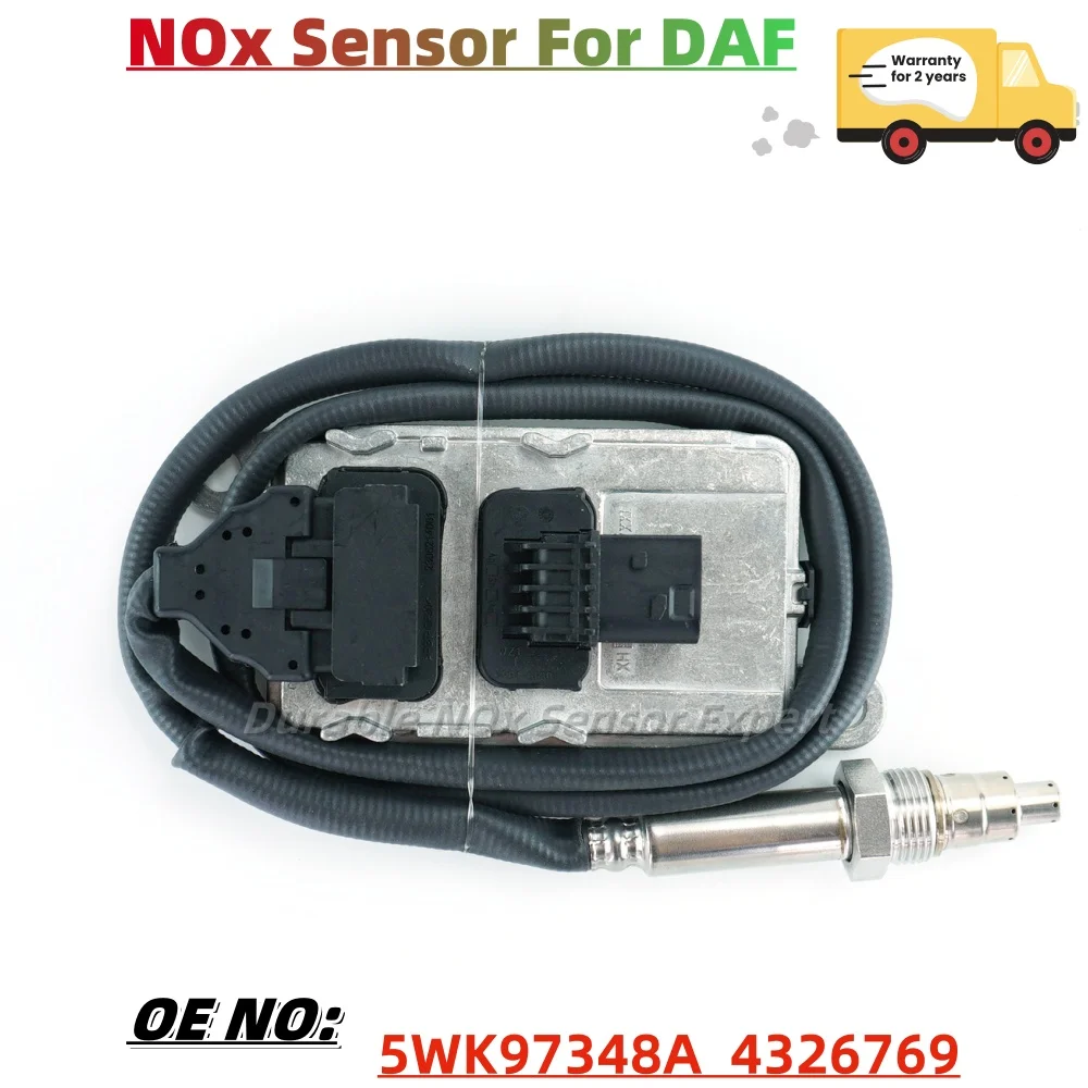 

4326769 5WK97348A 2006243 2139930 1928760 1953530 Nox Sensor Nitrogen Oxide Nox Sensor For DAF For Cummins CF XF F7 Truck 24V