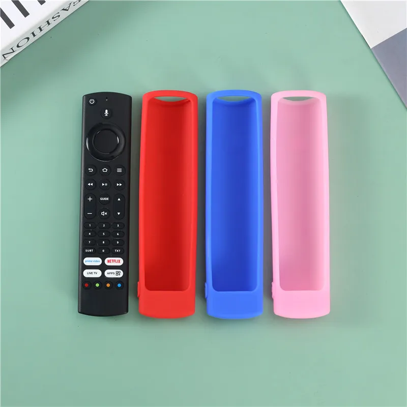 

Protector cover ，For JVC Alexa Fire TV Remote Control Silicone Protective Cover Case Shockproof Anti-drop Anti-scratch