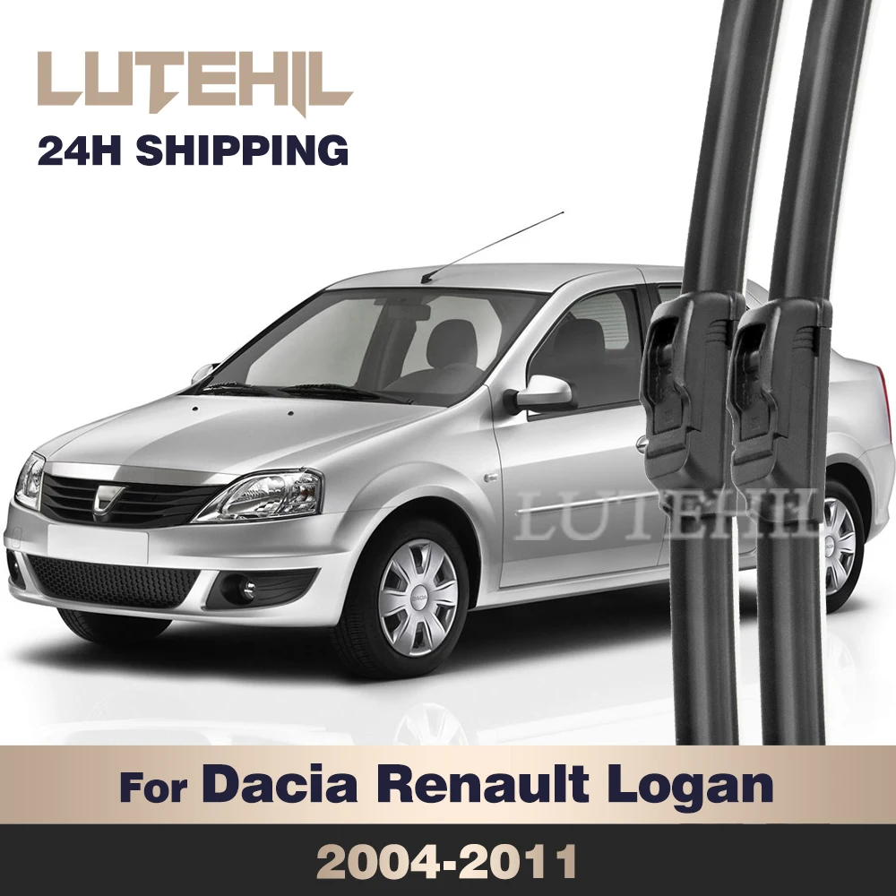 

Стеклоочиститель LUTEHIL для Dacia Renault Logan MK1 2004-2011, передние щетки стеклоочистителя, щетка для лобового стекла, 20 "+ 20"