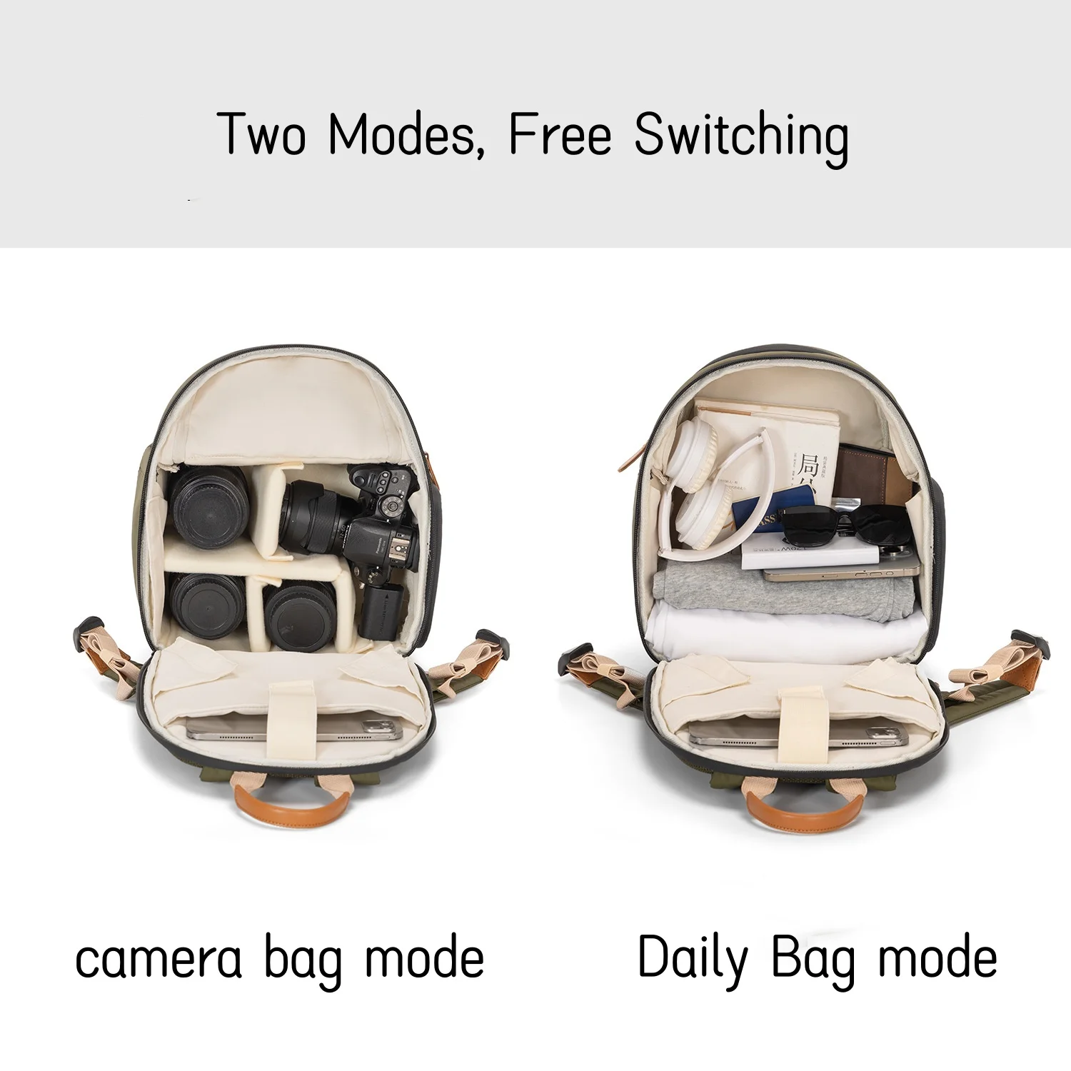 camera backpack for women DSLR/SLR/Mirrorless Photography Camera Bag camera case with Tripod Holder& Laptop Compartment
