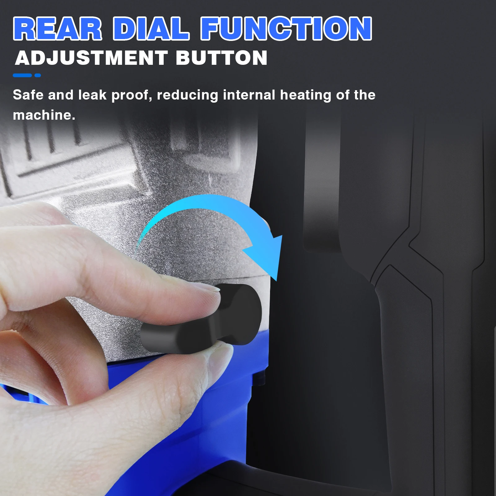 مثقاب مطرقة دوارة 1500 وات - 6 سرعات قابلة للتعديل، 4 وظائف، مطرقة هدم كهربائية مع أزاميل SDS Plus ولقم الثقب وحقيبة