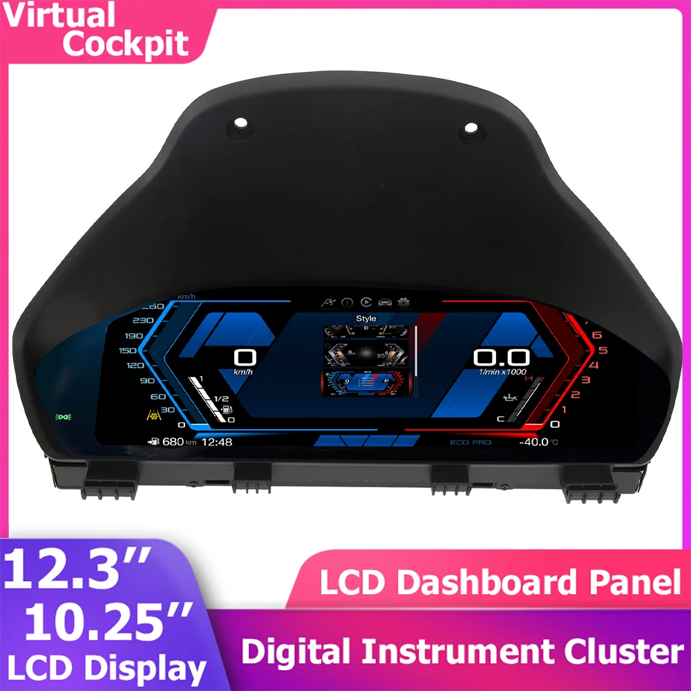 Digital Speedometer Instrument Cluster CarPlay For BMW X1 X2 F52 F49 F48 F39 F20 F21 F22 F23 1 2 Series LCD Cockpit Dashboard