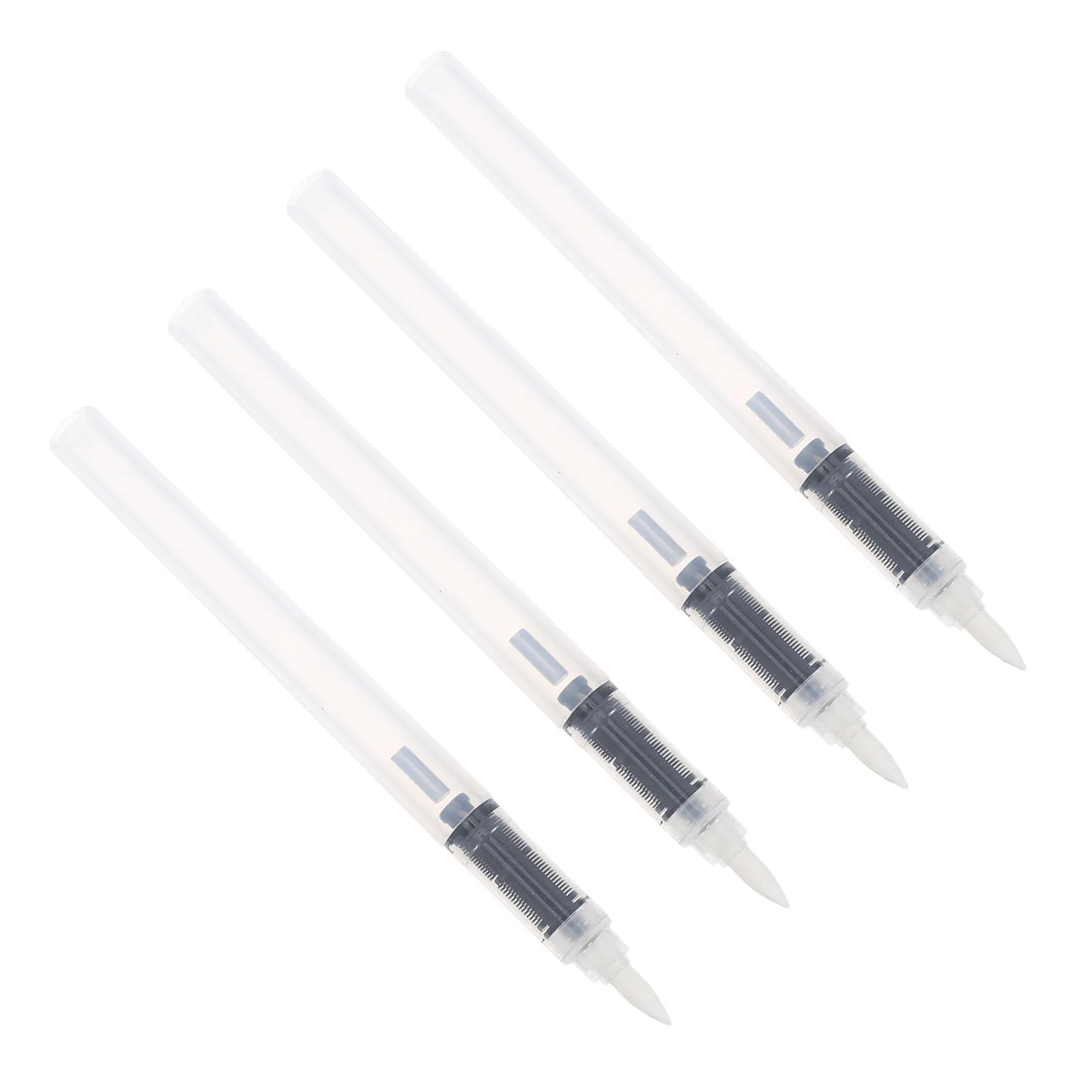 

4Pcs Blank Refillable Paint Pen Marker - Straight Tube Design for Consistent Flow - Multipurpose Empty Markers for Creative Art