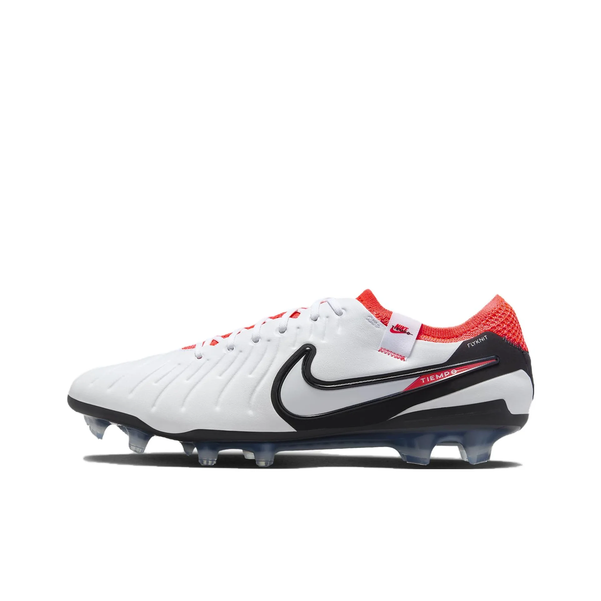 Nike Tiempo Legend 10 FG Firm Ground Natural Grass Soccer Shoes Unisex White Red Black DV4328-100