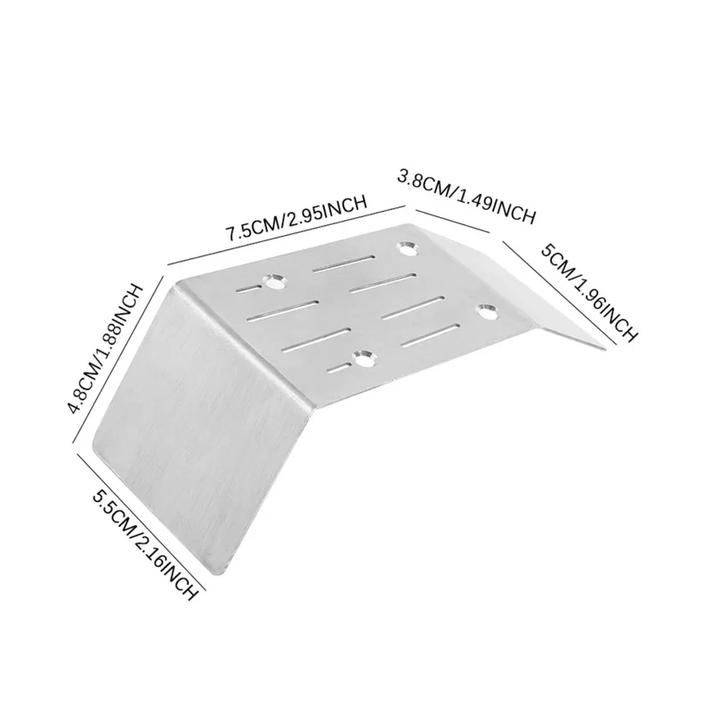 Roestvrijstalen Voor-En Achterchassis Pantserbeschermer Voor Arrma Gorgon Monster Truck 1/10 2wd Metalen Upgrade Onderdelen Kit Rc Auto