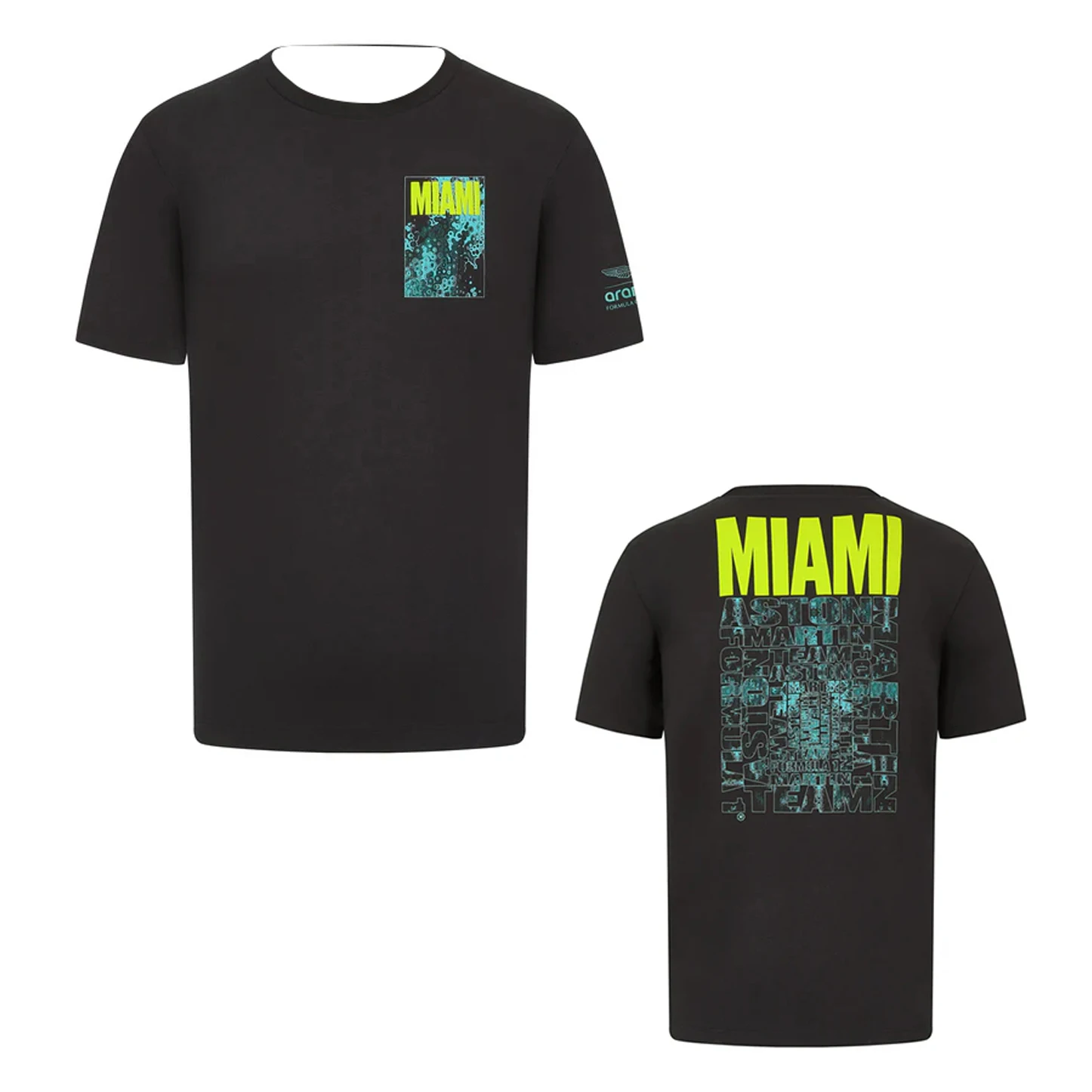 

3D Man Unisex Oversized Motocycle F1 Men's Limited Edition Miami GP Graphic Breathable and quick drying T-Shirt –Motorsports