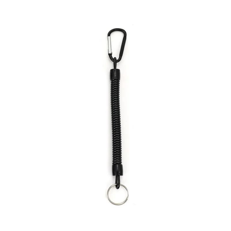 Multi-Function Elastic Key Lanyard Retractable Reel for Card Holder Anti-Drop Protection Fishing Safety Rope Clip for ID Badge