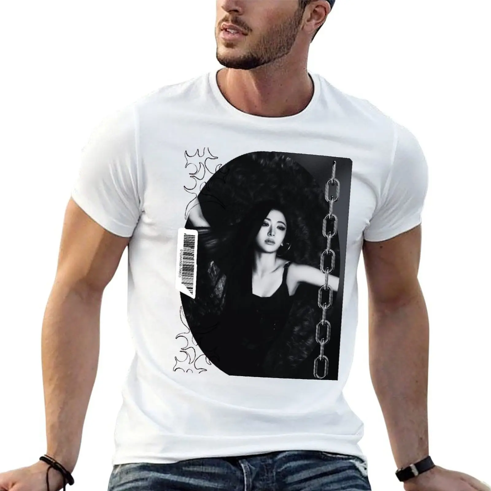

man graphic shirts for Sserafim shirts men t The for cotton t man Yunjin T-Shirt man shirts t