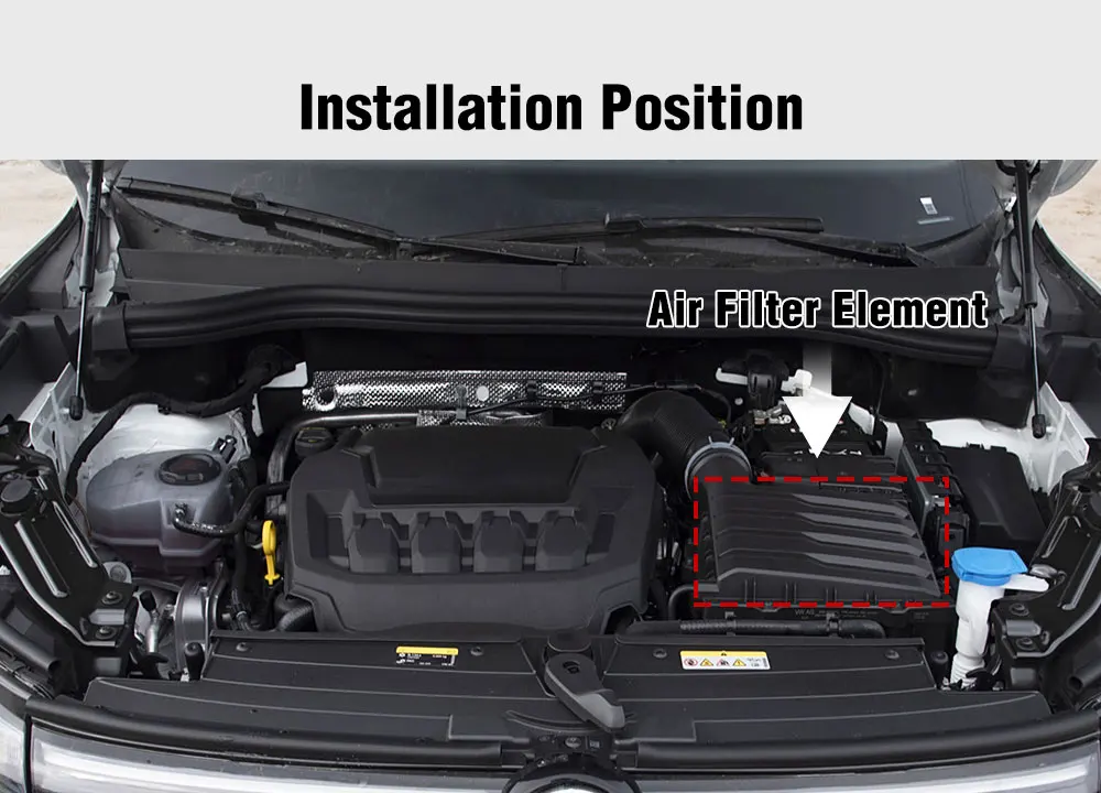 Auto-Luftfilter-Reinigungselement 13718570043 für BMW F10 F11 F25 F26 F15 518d 520d X3 X4 X5 25d B47 Motor High Flow Ansaugfilter – Detail 7