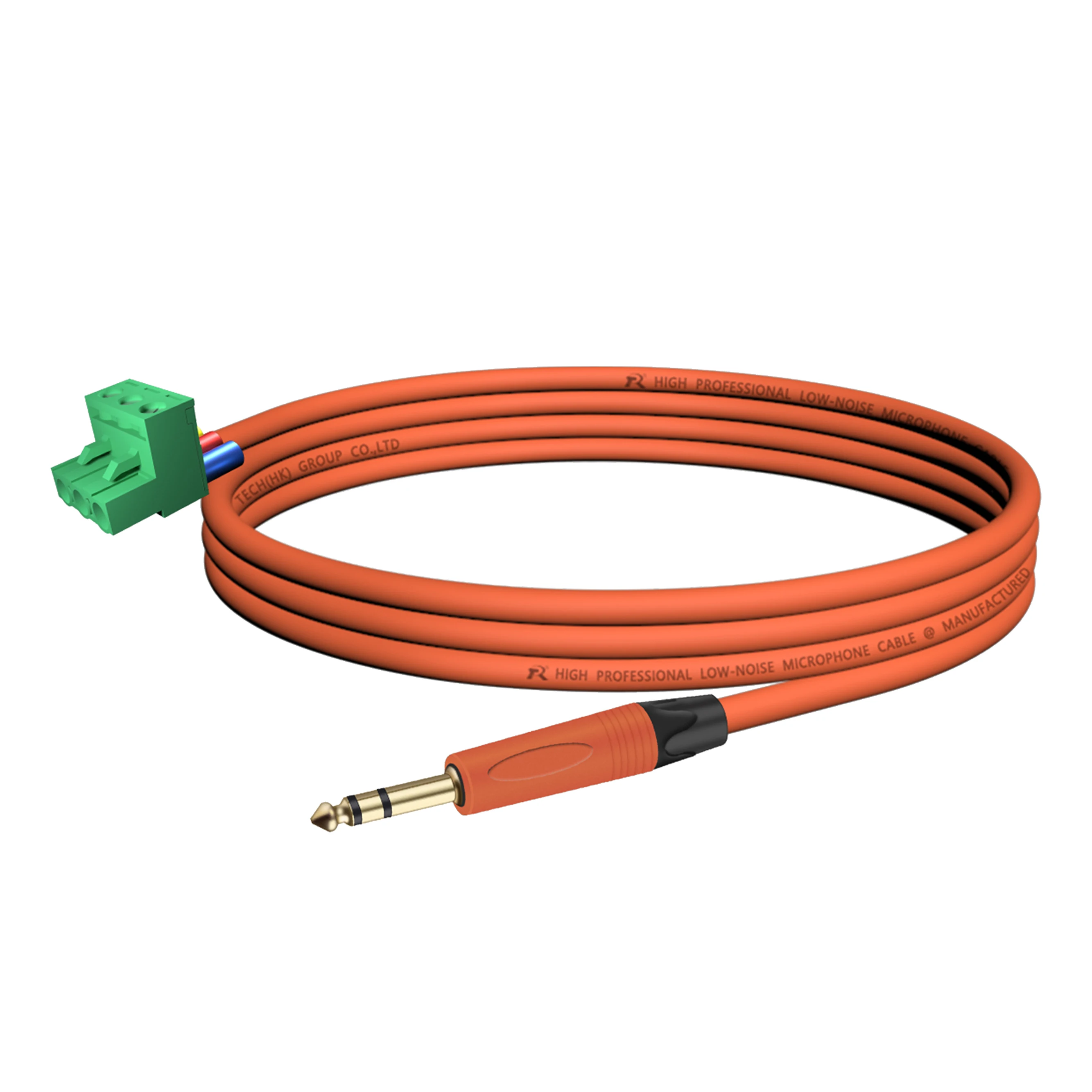 Präzise 6,35-mm-TRS-Verbindung, reibungslose Übertragung, robuste Anschlussanpassung und langlebige Verarbeitung für professionelle Audiointegration. – Detail 7