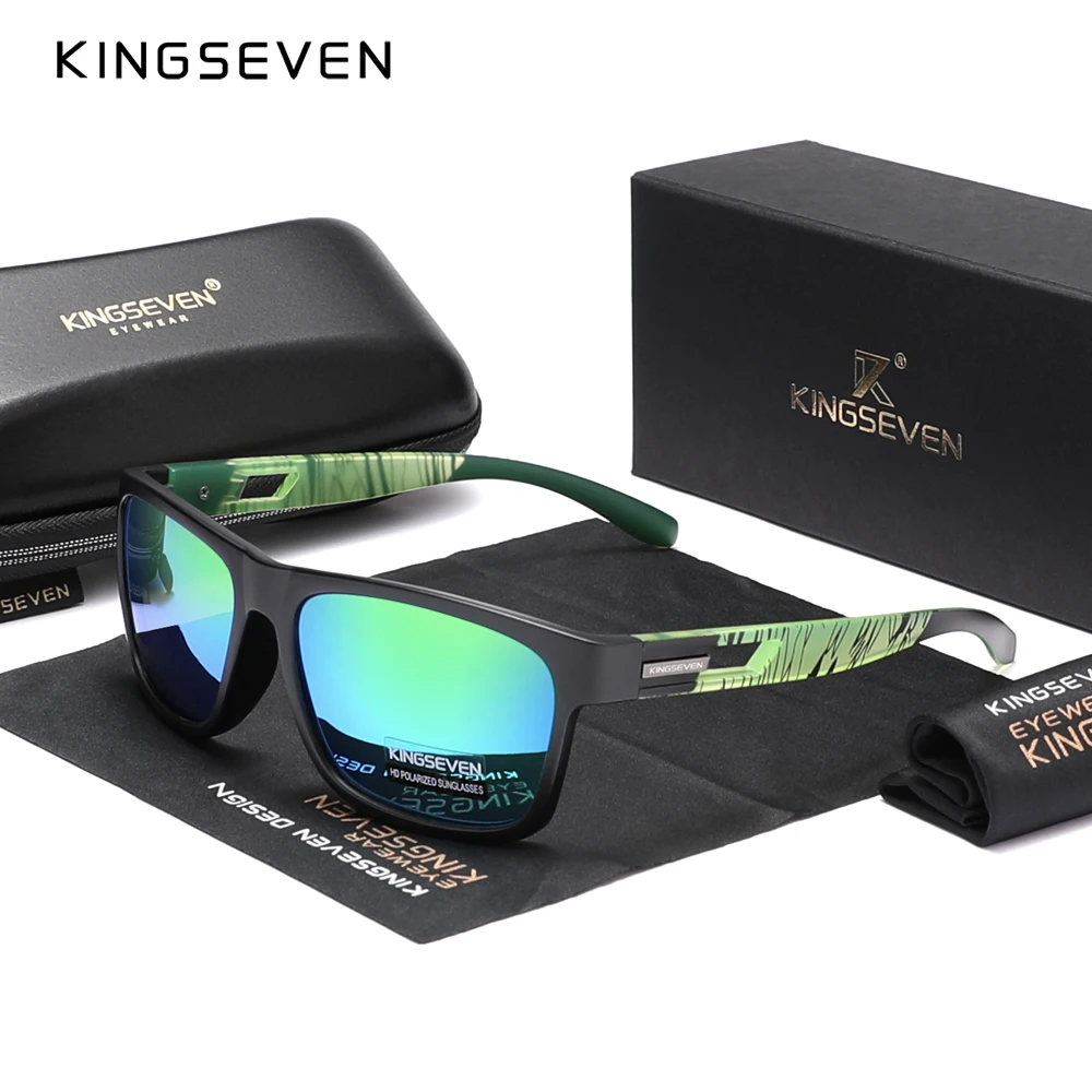 Echte KINGSEVEN Neue 2024 Marke Design männer Gläser Polarisierte Sonnenbrille Frauen UV Objektiv Mode Brillen Oculos de sol 6