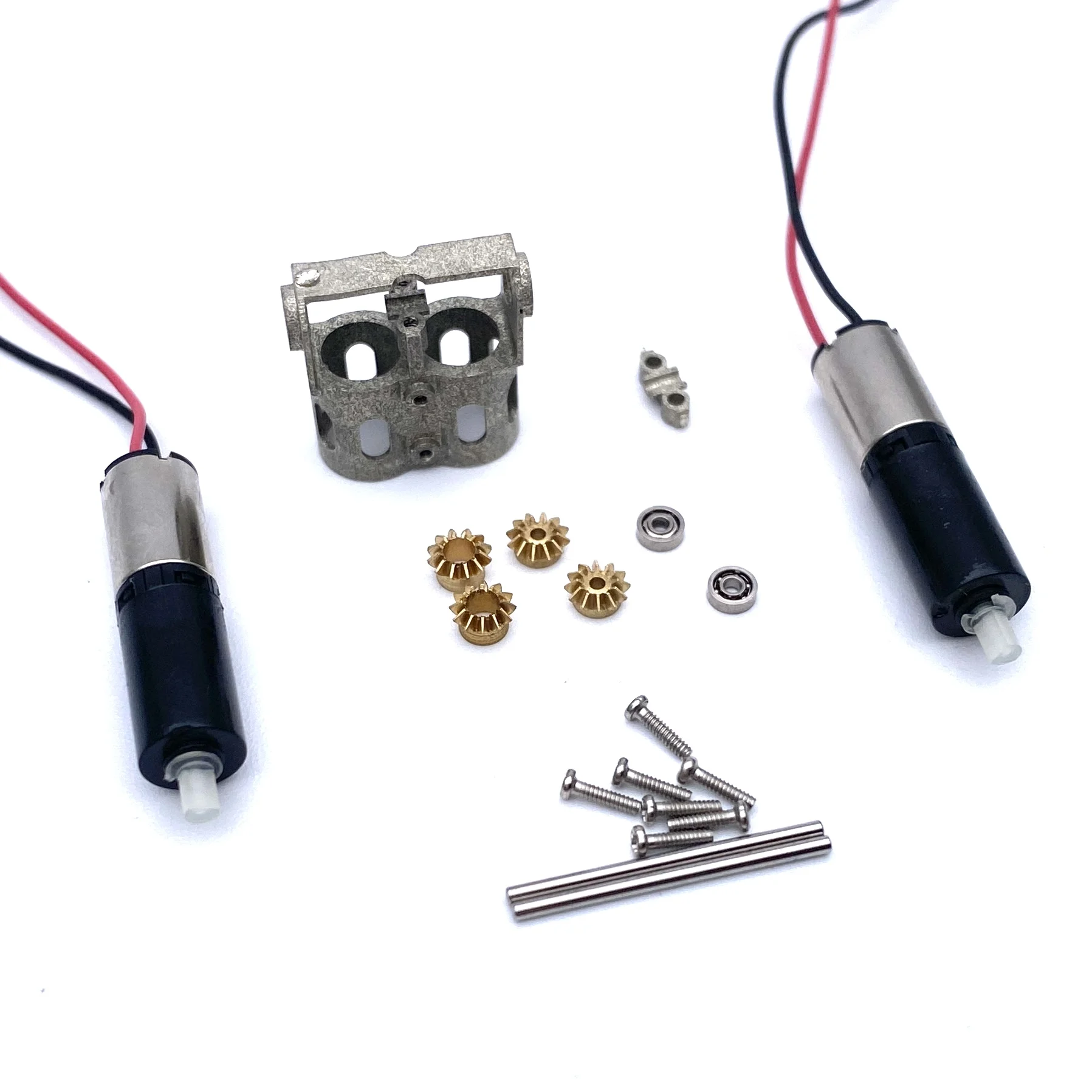 Imagem -03 - Modificação Estática mm Micro Caixa de Onda Dupla Faça Você Mesmo 87 72 Modelo de Veículo Rastreado Motor 42 242 1200rpm