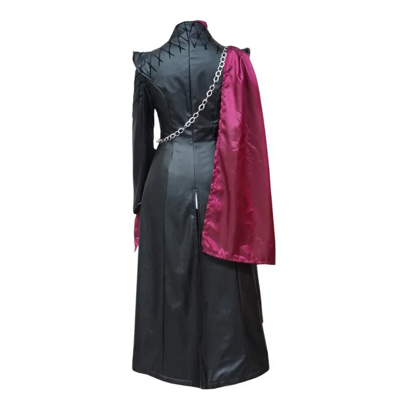 Movie House Dragon Daenerys Cosplay Costume Black Dresse Full Set Lady Suit Outfits For Women Halloween Party Roleplay MN12