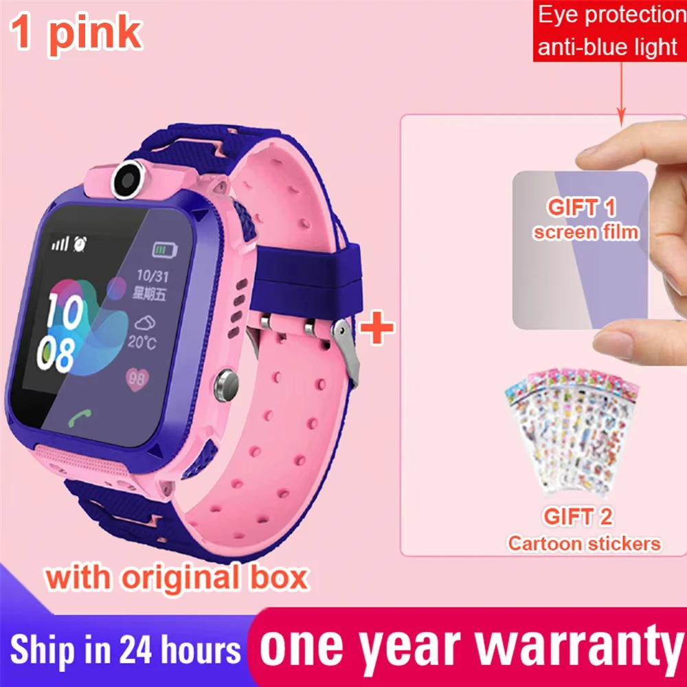 XIAOMI Q12 Children\'s Smart Watch Kids Waterproof SOS Antil-lost Phone Watch Voice Chat 2G SIM Card For Boy Girl Smartwatch Gift