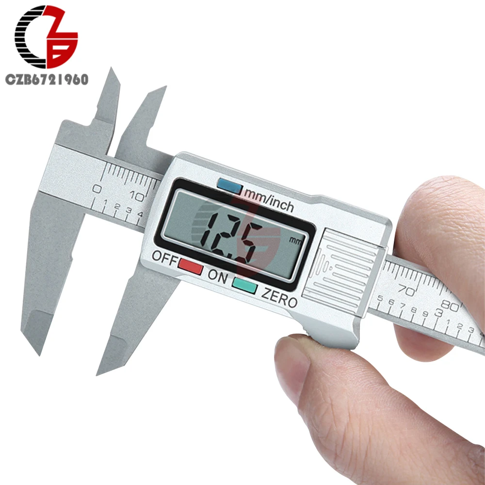 Imagem -05 - Waterproof Digital Caliper Ferramenta de Medição Micrômetro Fácil Interruptor de Polegada para Milímetro Carpintaria 100 mm 150 mm