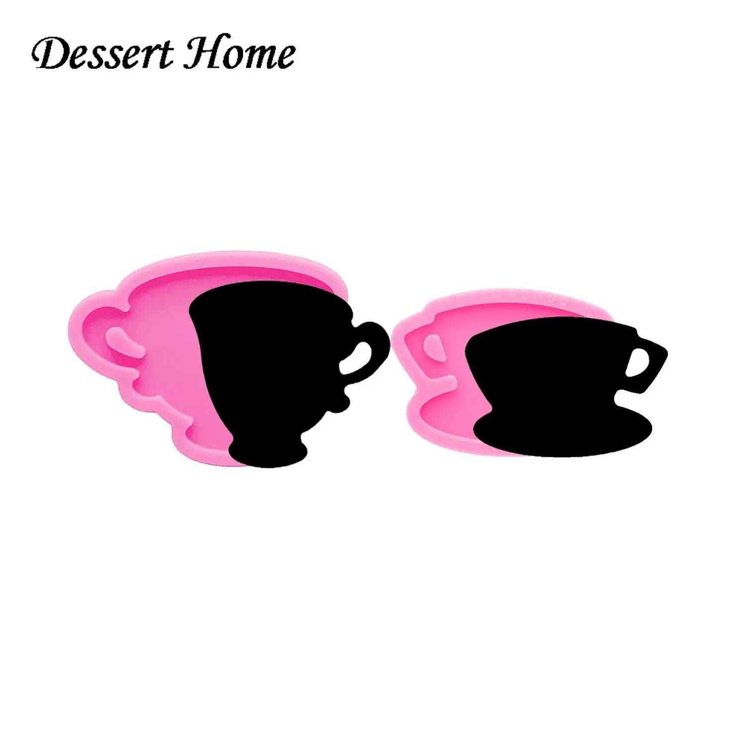 DY0367 Super Glossy Resin Lukes Cup Molds, Coffee Cup Mold for Keychain Pendant, Silicone Molds for Epoxy Resin Jewellery Making