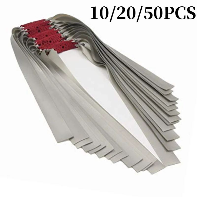 Image of 10/20/50 stücke Schleuder Flache Gummibänder 1 Mm Dicke Flache Gummiband Schleuder Ersatz Bands Jagd Katapult elastische