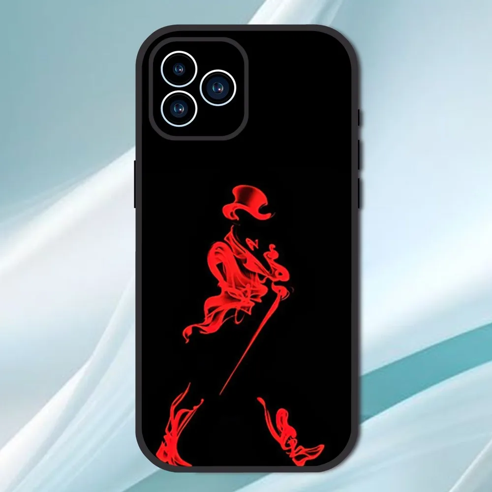 J-Johnnie Walker Logo Phone Case For iPhone 13 12 11 14 15 Pro XS Max XR X 8 7 6S 6 Plus SE 2020 Soft Back case image 5