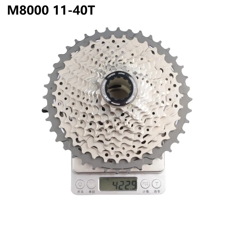 Shimano M8000 Kassette 11S 11-40T 11-42T 11-46T DEORE XT MTB Fahrrad Freilauf M8000 Kassette Fahrrad K7 1PCS Original – Detail 8