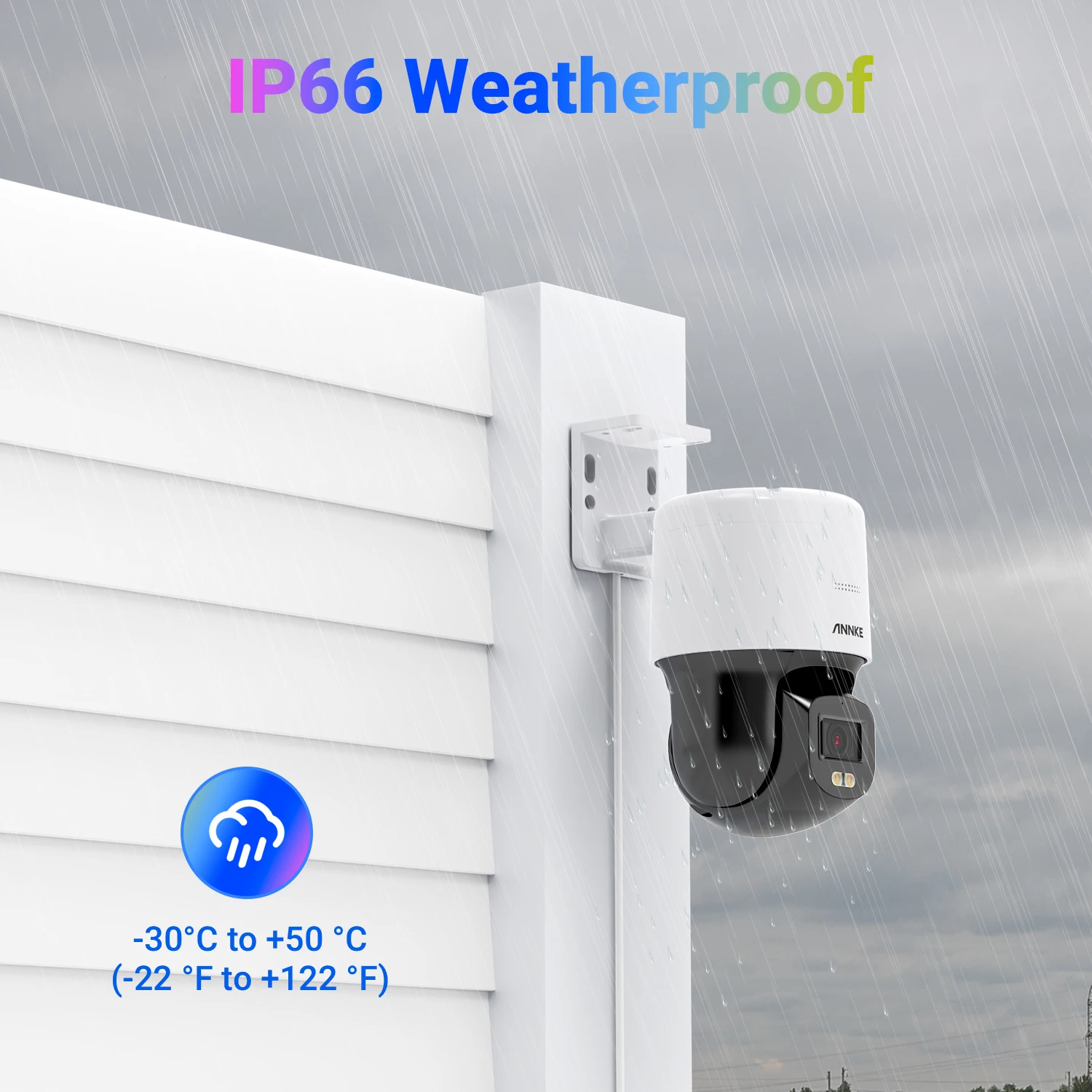 

ANNKE NightChroma 4MP POE IP Dome PT Security Camera With Two-way Audio IP67 Outdoor Waterproof CCTV Camera