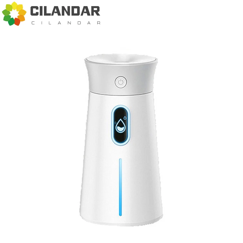 Household mini USB charging spray small desktop car water replenishing mute atmosphere light anti dry burning humidifier