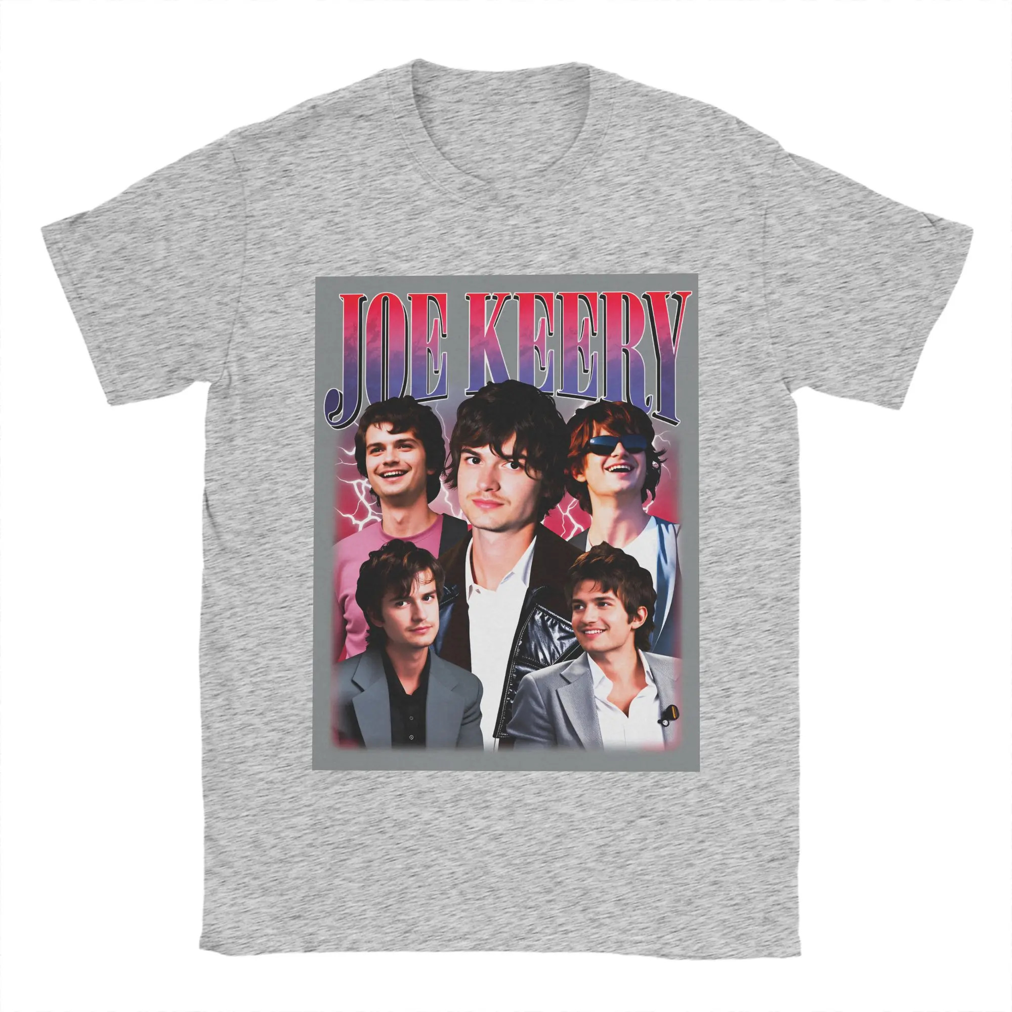 كل ما أريده لعيد الميلاد هو ستيف هارينجتون القطن تي شيرت للرجال الصيف Y2K مضحك تي شيرت طاقم الرقبة شعبية المحملة