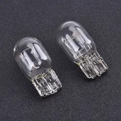 2pcs T20 7443 7440 Signal Light W21/5W 3800K Halogen Bulb Clear Glass Daytime Running Lights Turn Stop Brake Tail Bulb DRL Bulbs