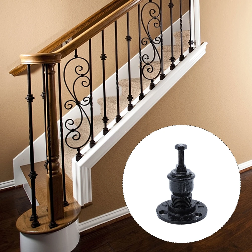 

Handrail Fixing Bracket Wall Mounted 6 5cm Base Metal Holder Stair Railing Bracket Construction Tools Practical Decorative Home