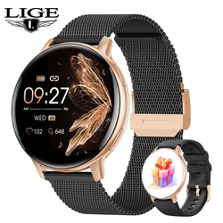 LIGE Smart Watch For Men Women Bluetooth Phone Call Bluetooth SmartWatchs Custom Watch Face IP67 Waterproof Smart Bracelets Band
