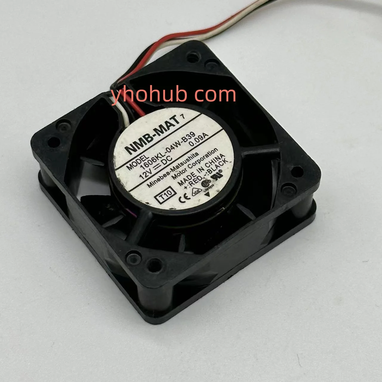 NMB-MAT 1606KL-04W-B39 T10 DC 12V 0.09A 40x40x15mm Server Cooling Fan