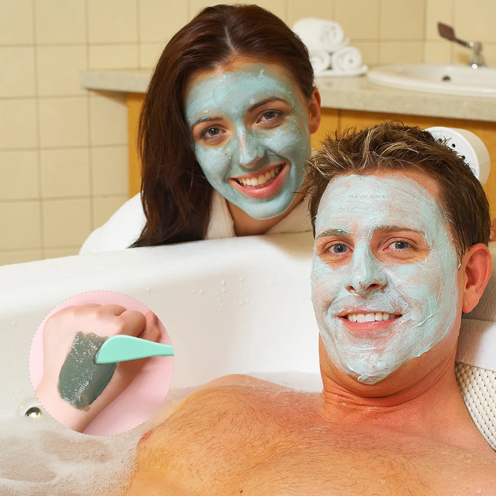 

2Pcs Nose Cleansing Brush Silicone Soft Dense Bristle Facial Scrub Blackhead Cleaner Compact Portable Nose Cleaning Brush